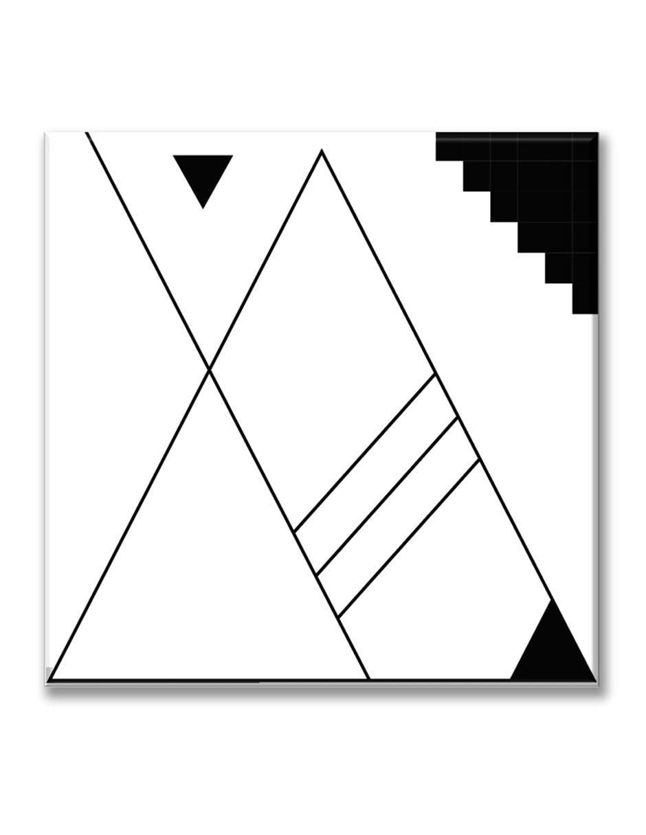 Cuadro decorativo Trazos de triángulo