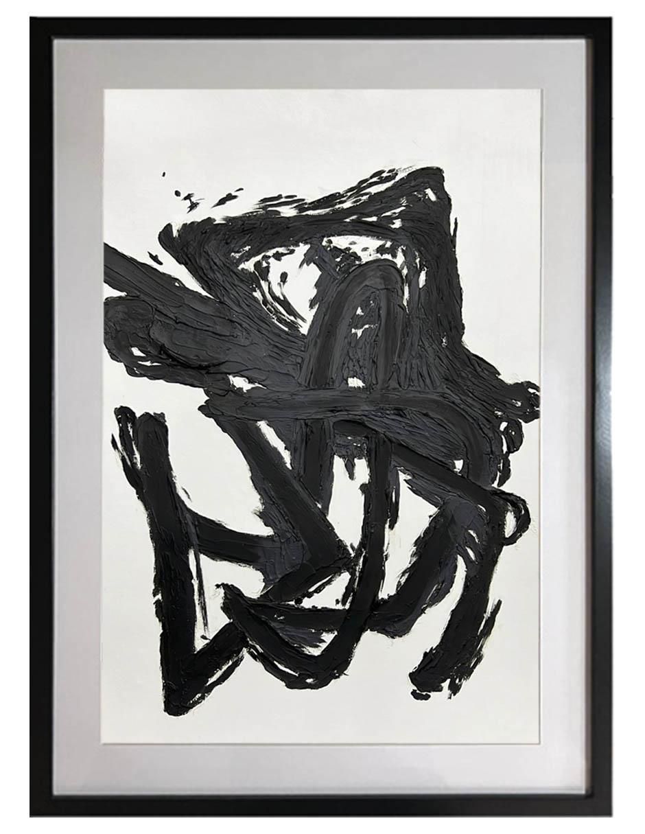 Pintura Black & White técnica acrílico