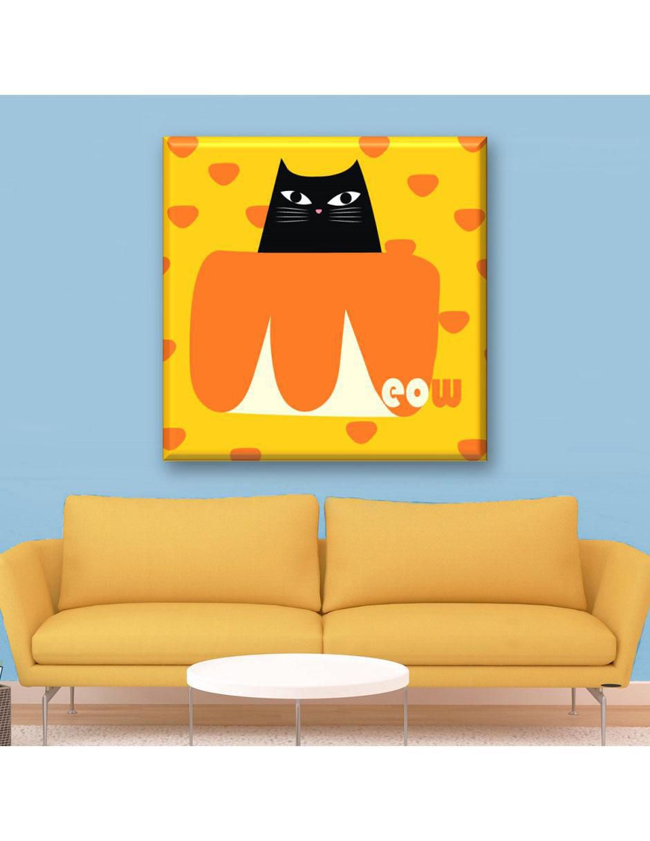 Cuadro decorativo Gato meow 3