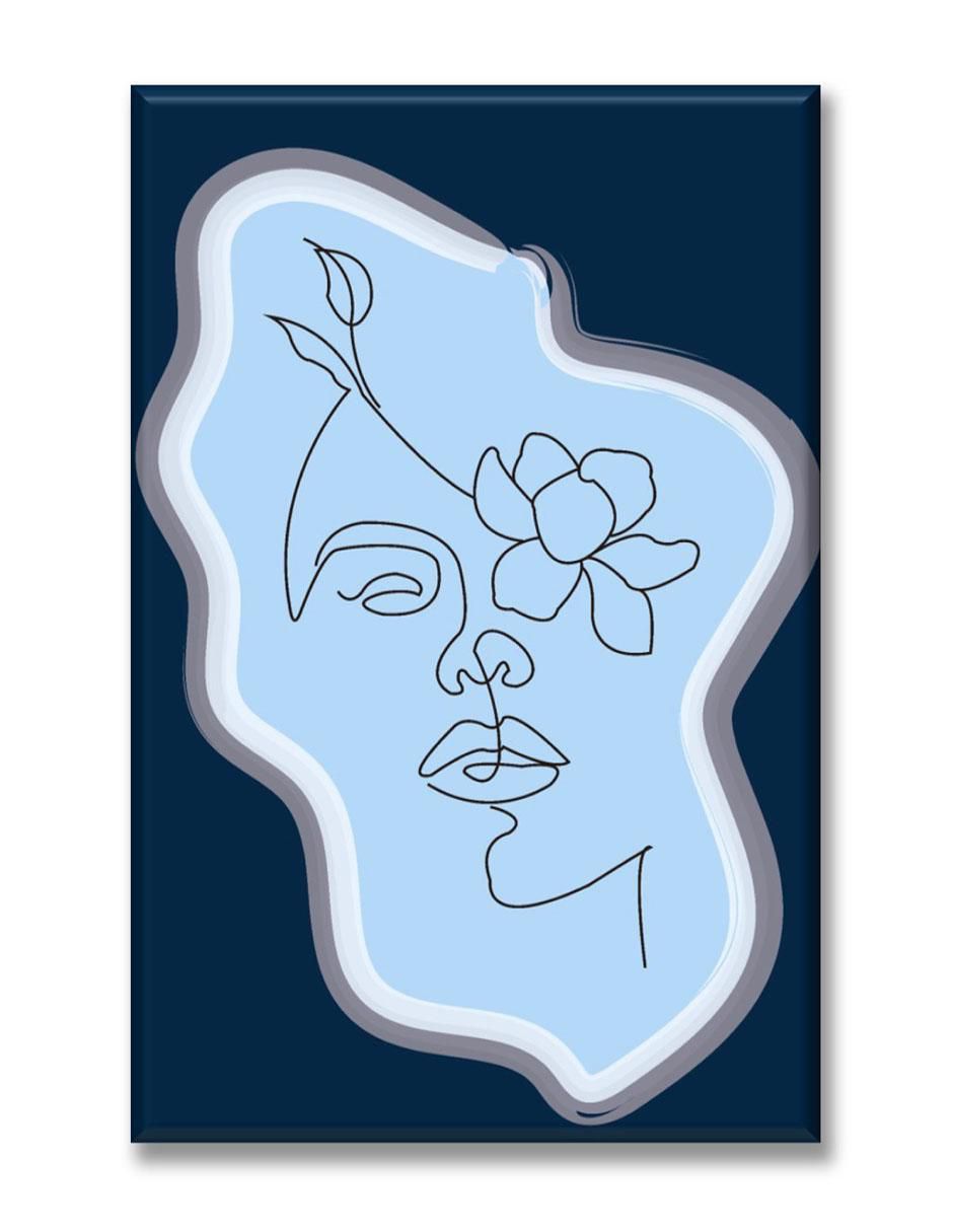 Cuadro decorativo Silueta de rostro