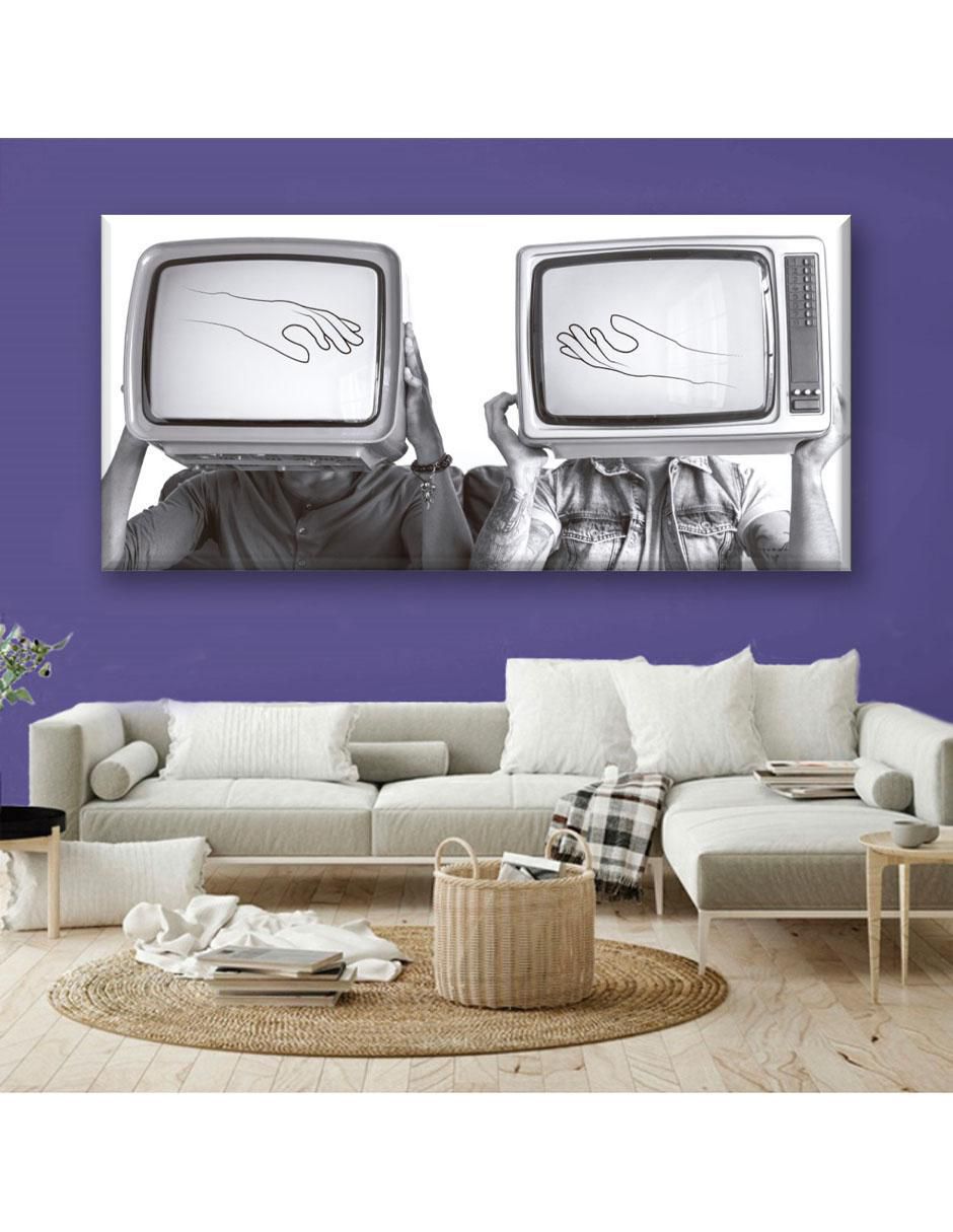 Cuadro decorativo Cabeza de televisión 2