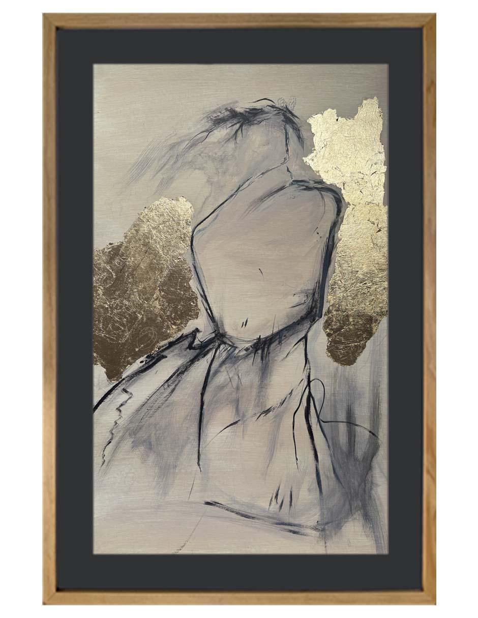 Pintura Bailarina técnica acrílico