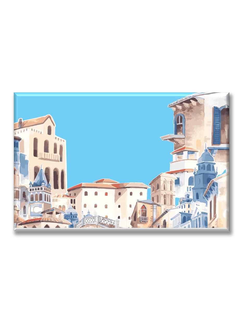 Cuadro decorativo Ciudad acuarela Cuadro decorativo Ciudad acuarela