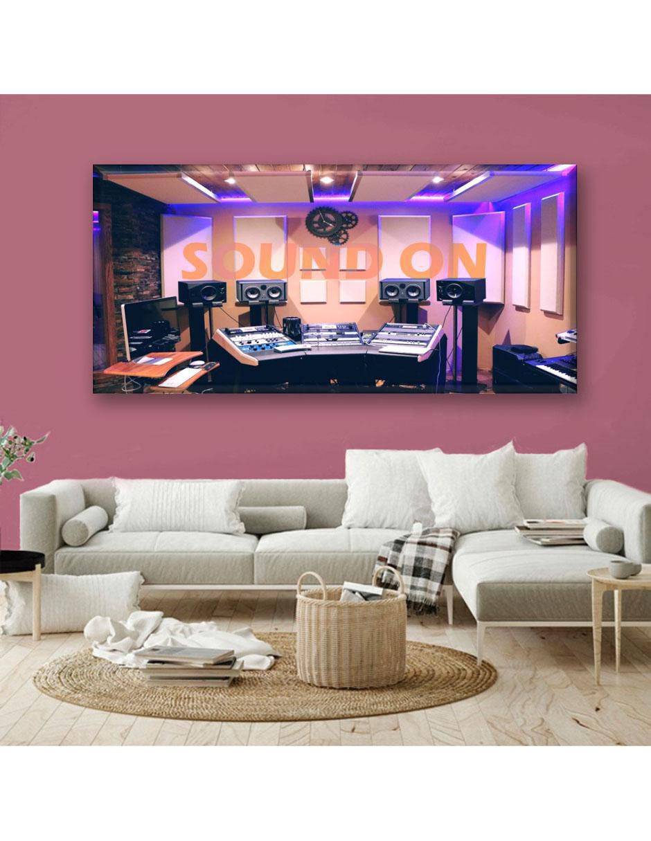 Cuadro decorativo Estudio de audio y música 2