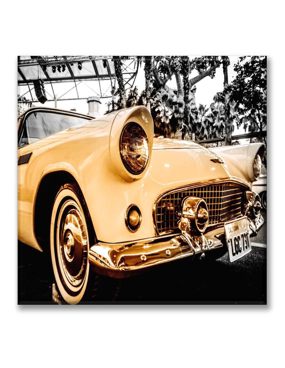 Cuadro decorativo Auto clásico amarillo