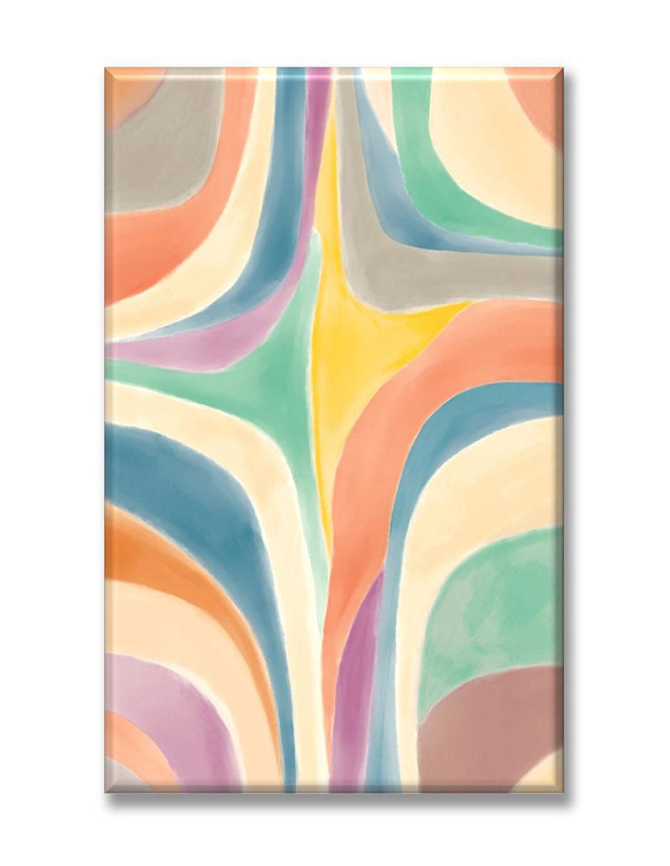 Cuadro decorativo Curvas de colores