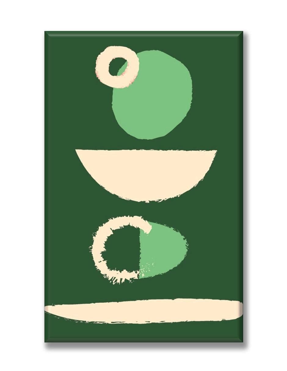 Cuadro decorativo Minimalismo verde