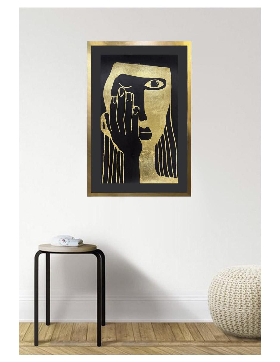 Pintura Gold Era técnica acrílico 2