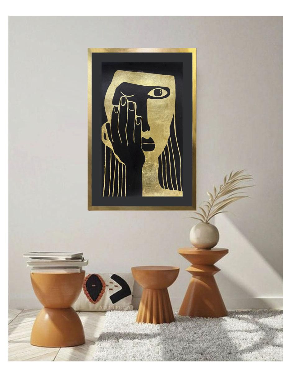 Pintura Gold Era técnica acrílico 4