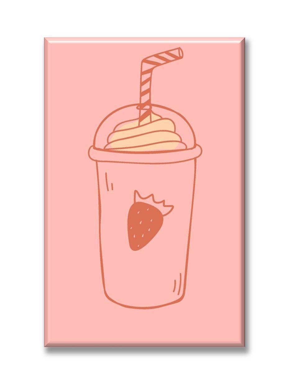 Cuadro decorativo Malteada de fresa