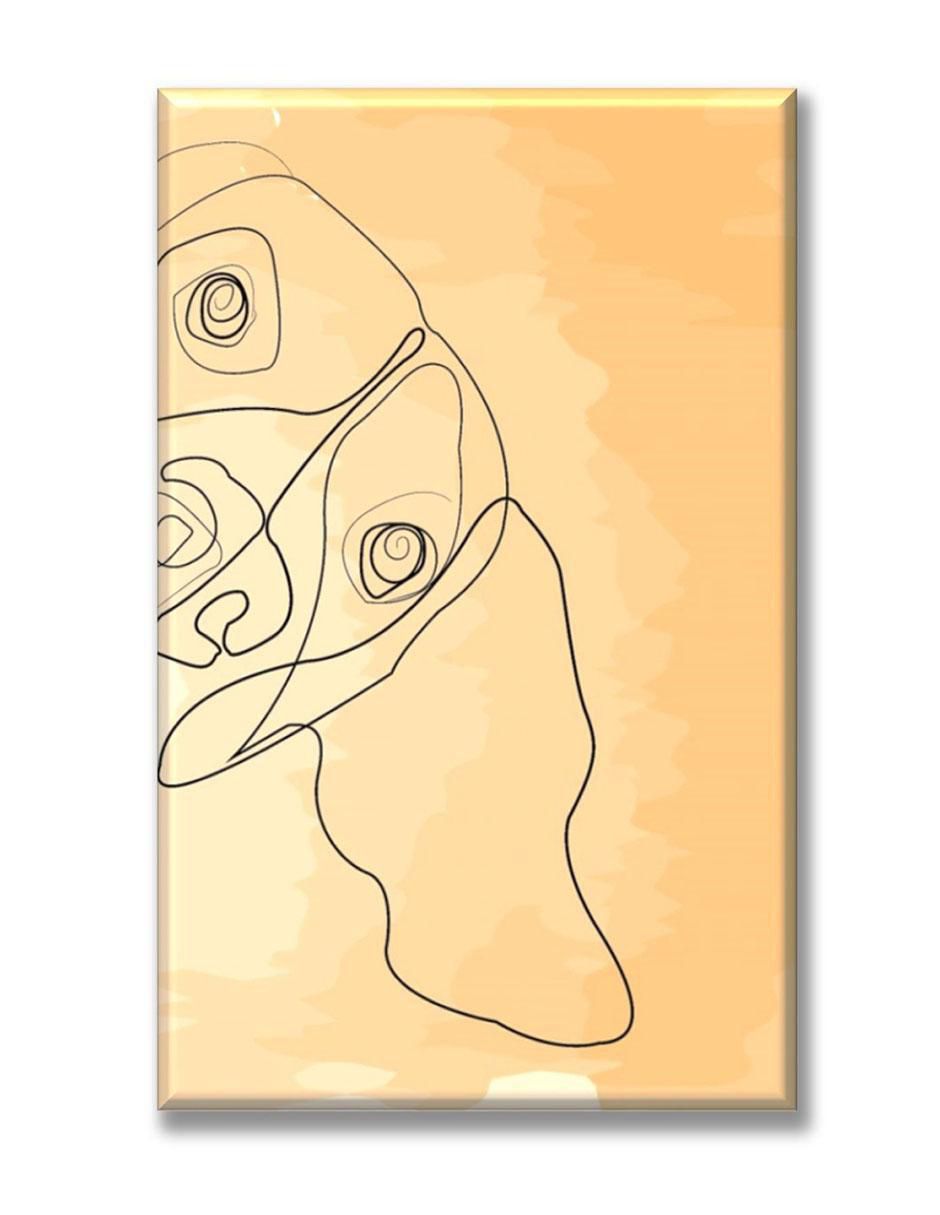 Cuadro decorativo Perrito minimalista