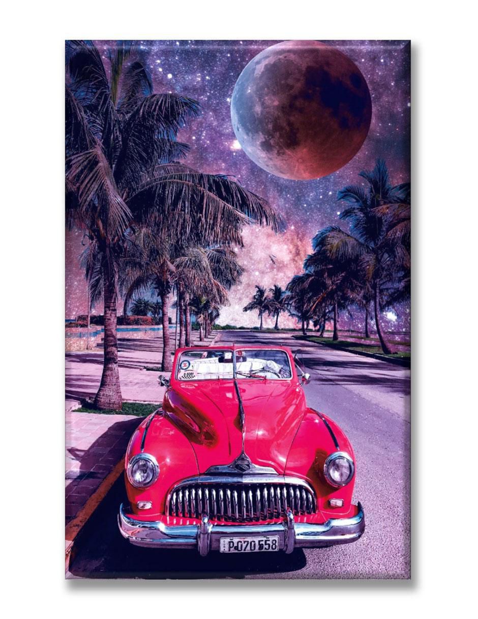 Cuadro decorativo Collage auto vintage