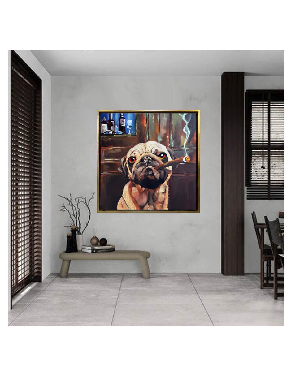 Pintura Don Miloh técnica acrílico AnimalArt 2
