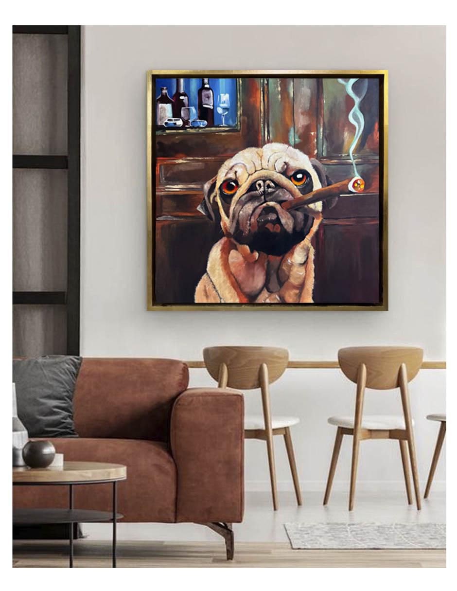Pintura Don Miloh técnica acrílico AnimalArt 3