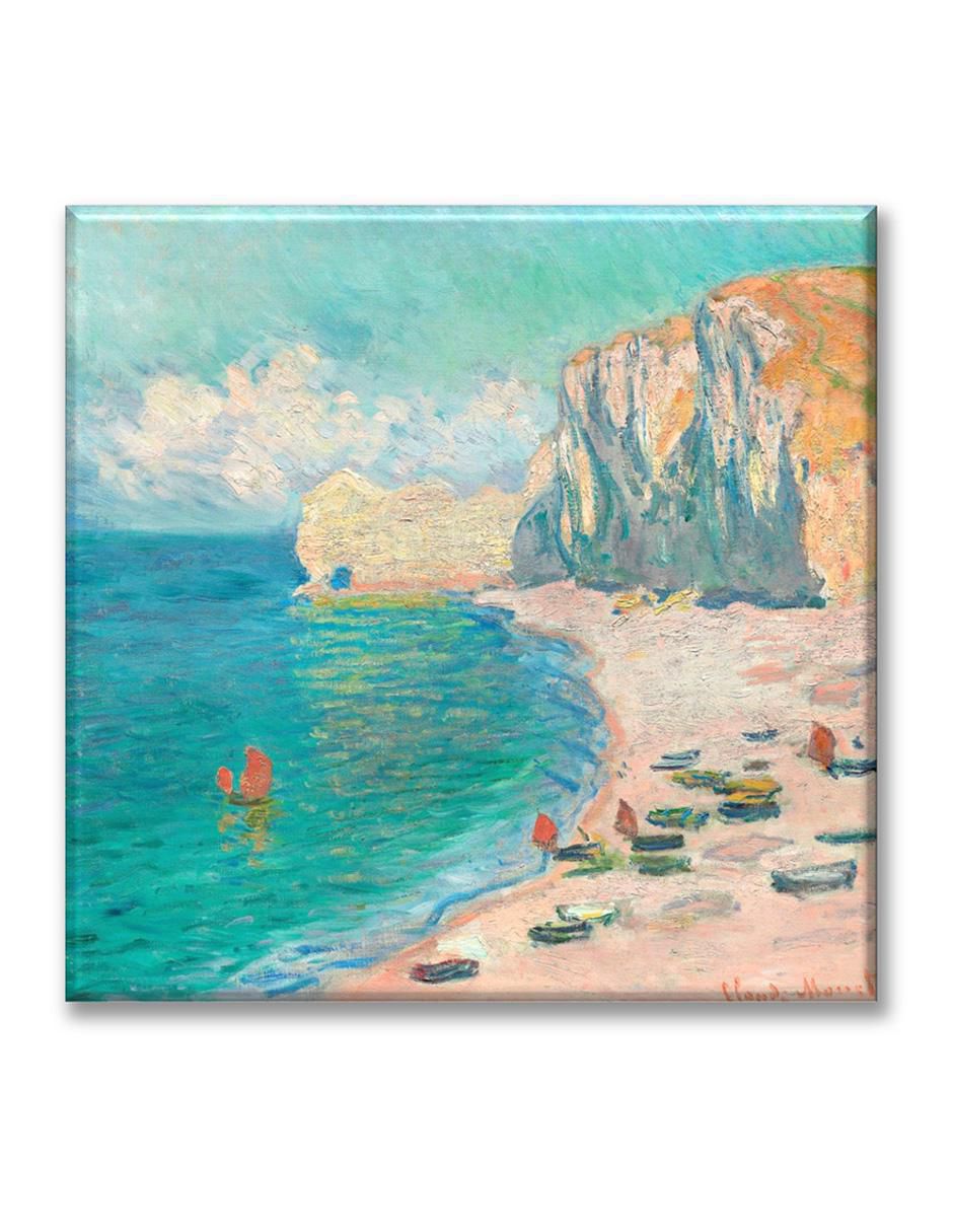 Cuadro decorativo La playa y el falaise