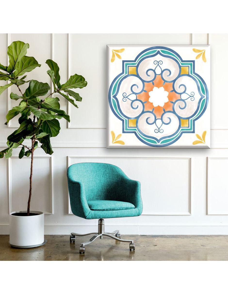 Cuadro decorativo mosaico geométrico 2