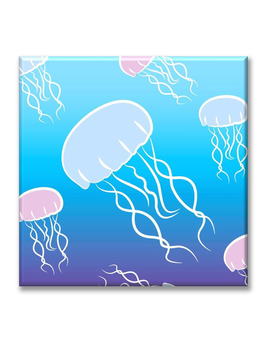 Cuadro decorativo Medusas ilustración