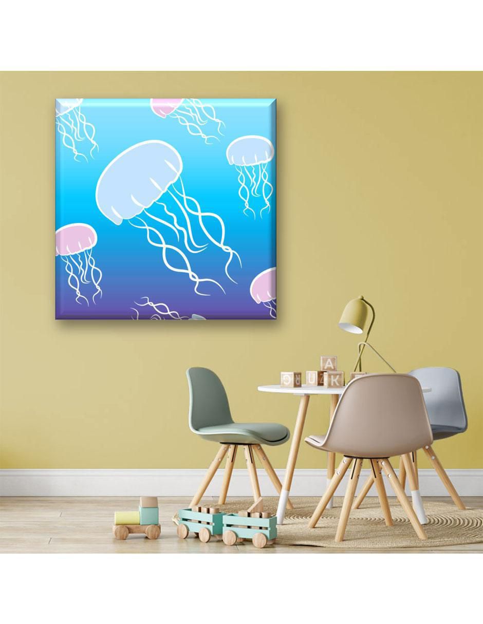 Cuadro decorativo Medusas ilustración 2