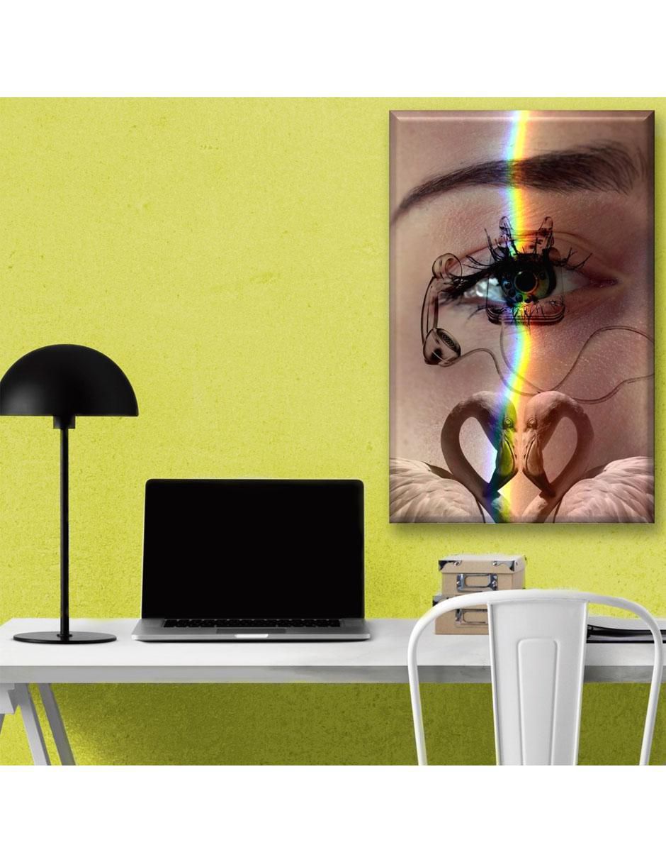 Cuadro decorativo Ojo arcoíris 2