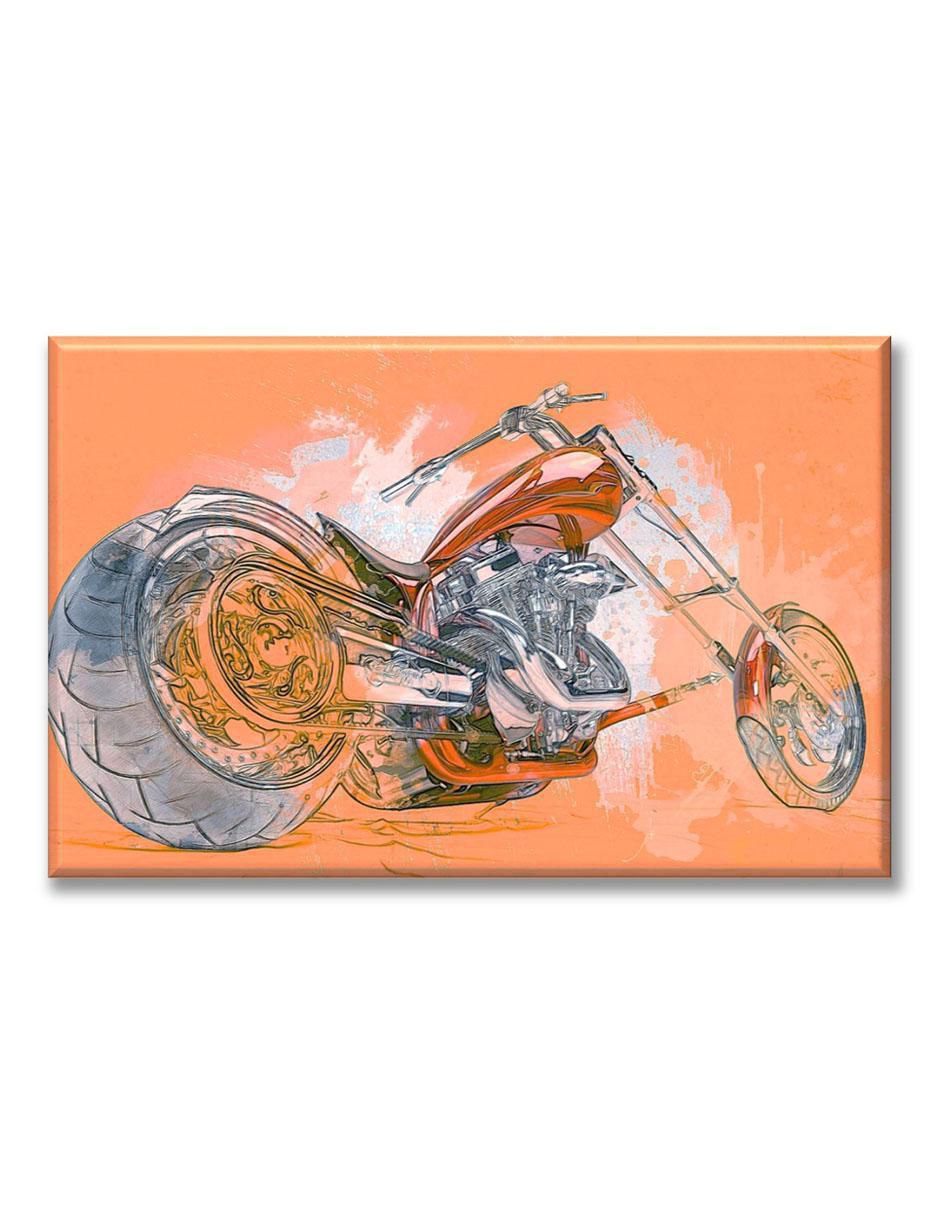Cuadro decorativo Moto roja