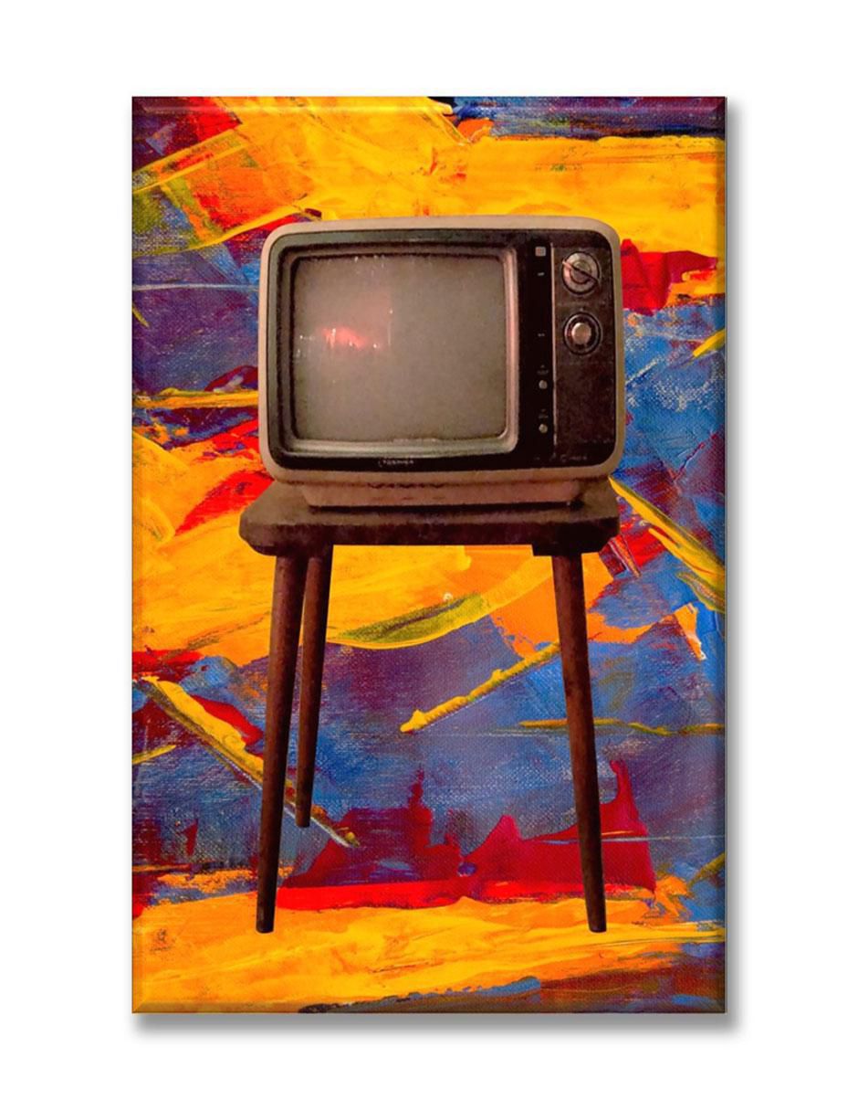 Cuadro decorativo Televisión vintage