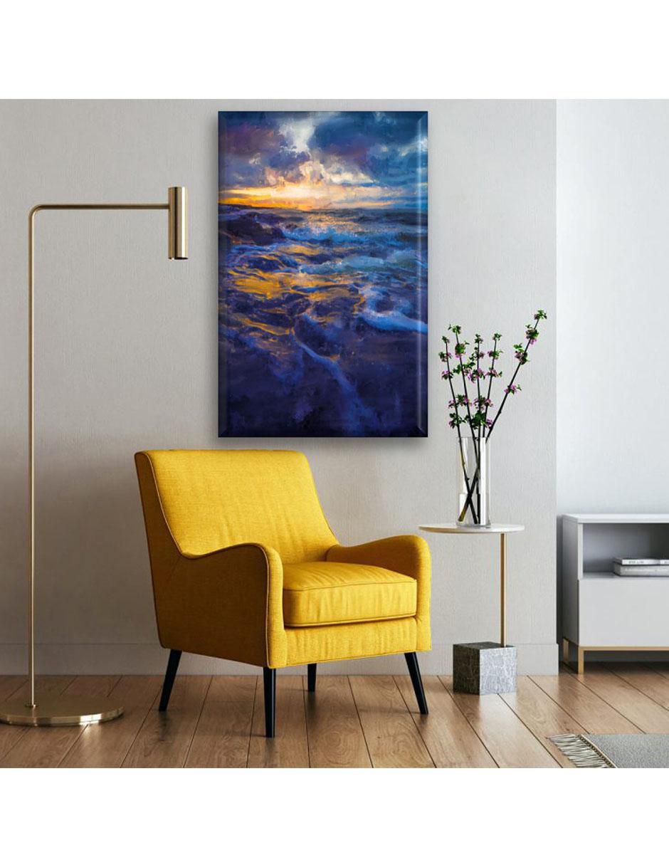 Cuadro decorativo Mar al óleo 2