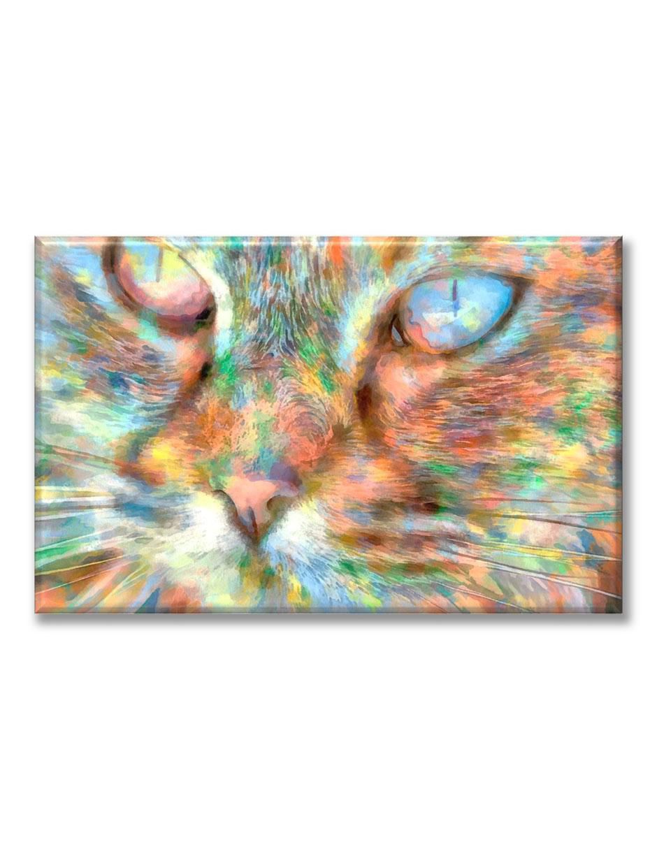 Cuadro decorativo Gato acuarela