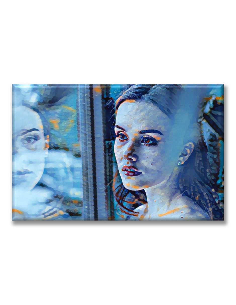 Cuadro decorativo Retrato azul Cuadro decorativo Retrato azul