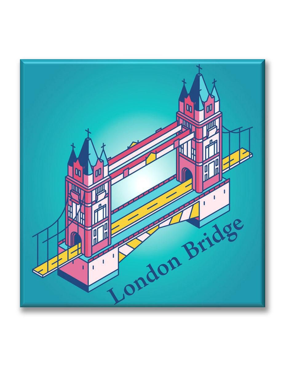 Cuadro decorativo London bridge ilustración