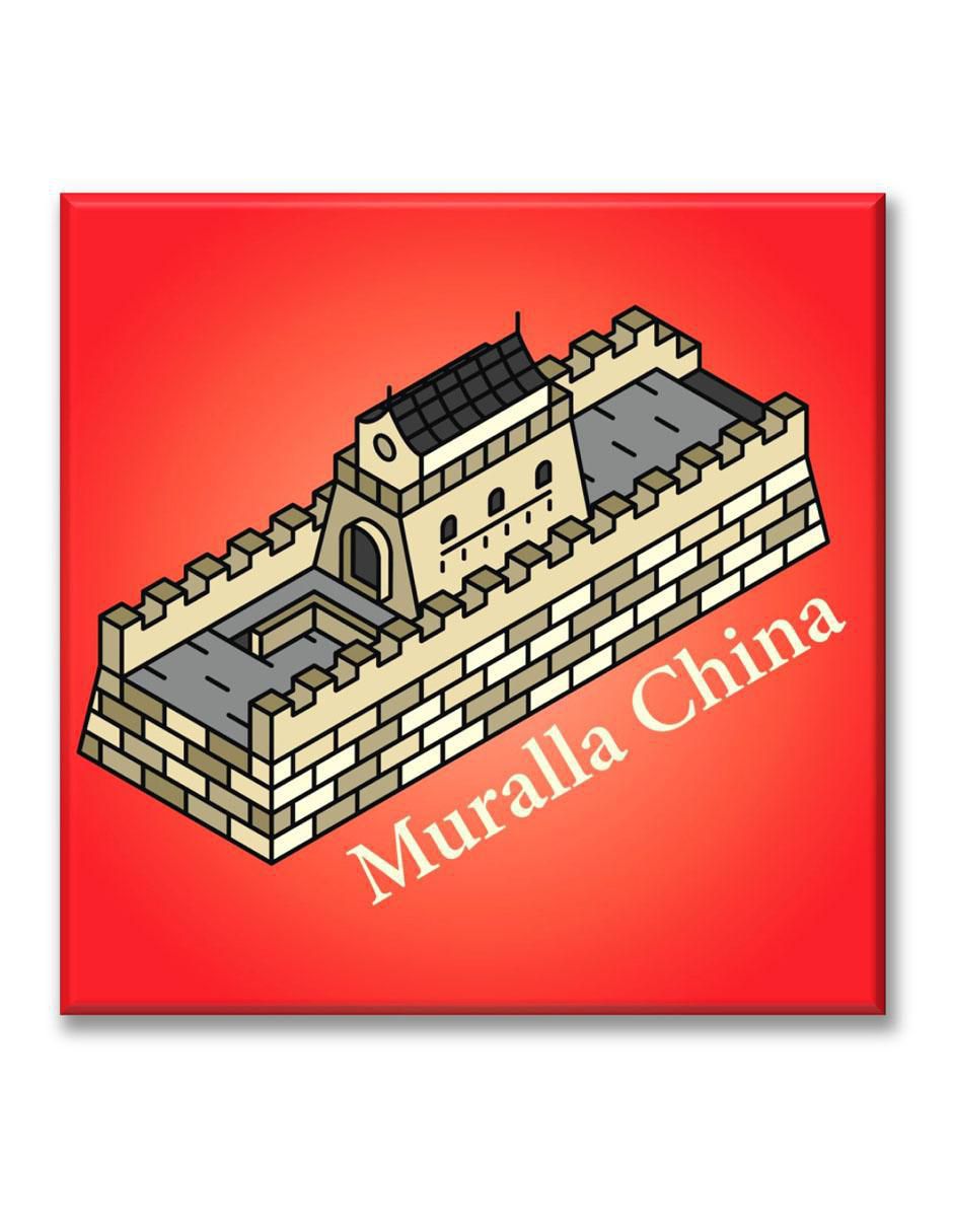 Cuadro decorativo Muralla china ilustración Cuadro decorativo Muralla china ilustración