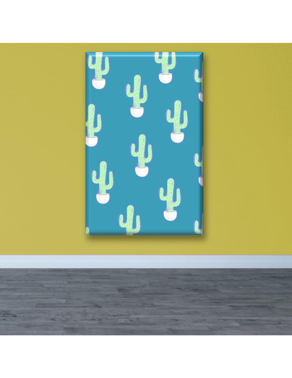 Cuadro decorativo Patrón de cactus 2