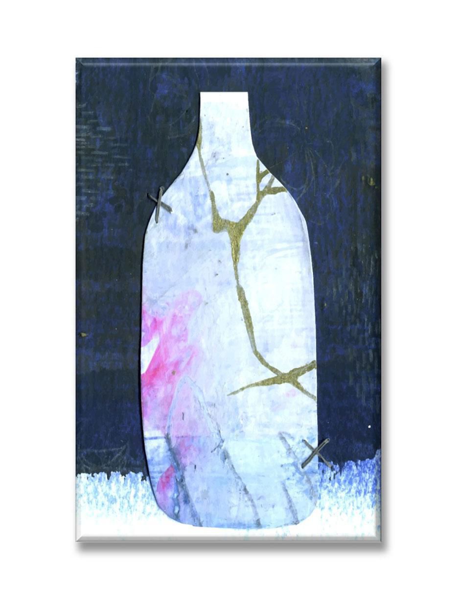 Cuadro decorativo Botella de mármol Cuadro decorativo Botella de mármol