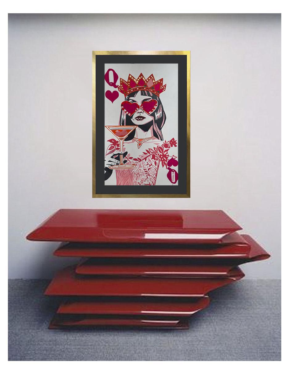 Pintura Queen II técnica acrílico MilleniArt 4