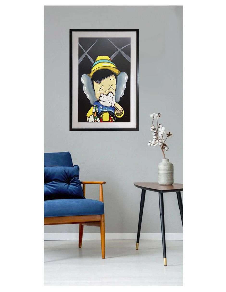 Pintura PinocchioWs técnica acrílico MillenIArt 3