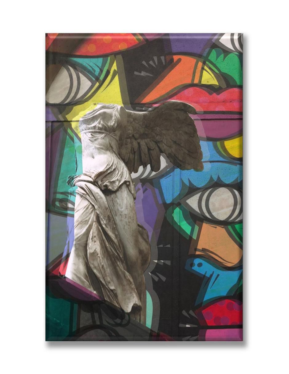 Cuadro decorativo Samotracia grafiti Cuadro decorativo Samotracia grafiti