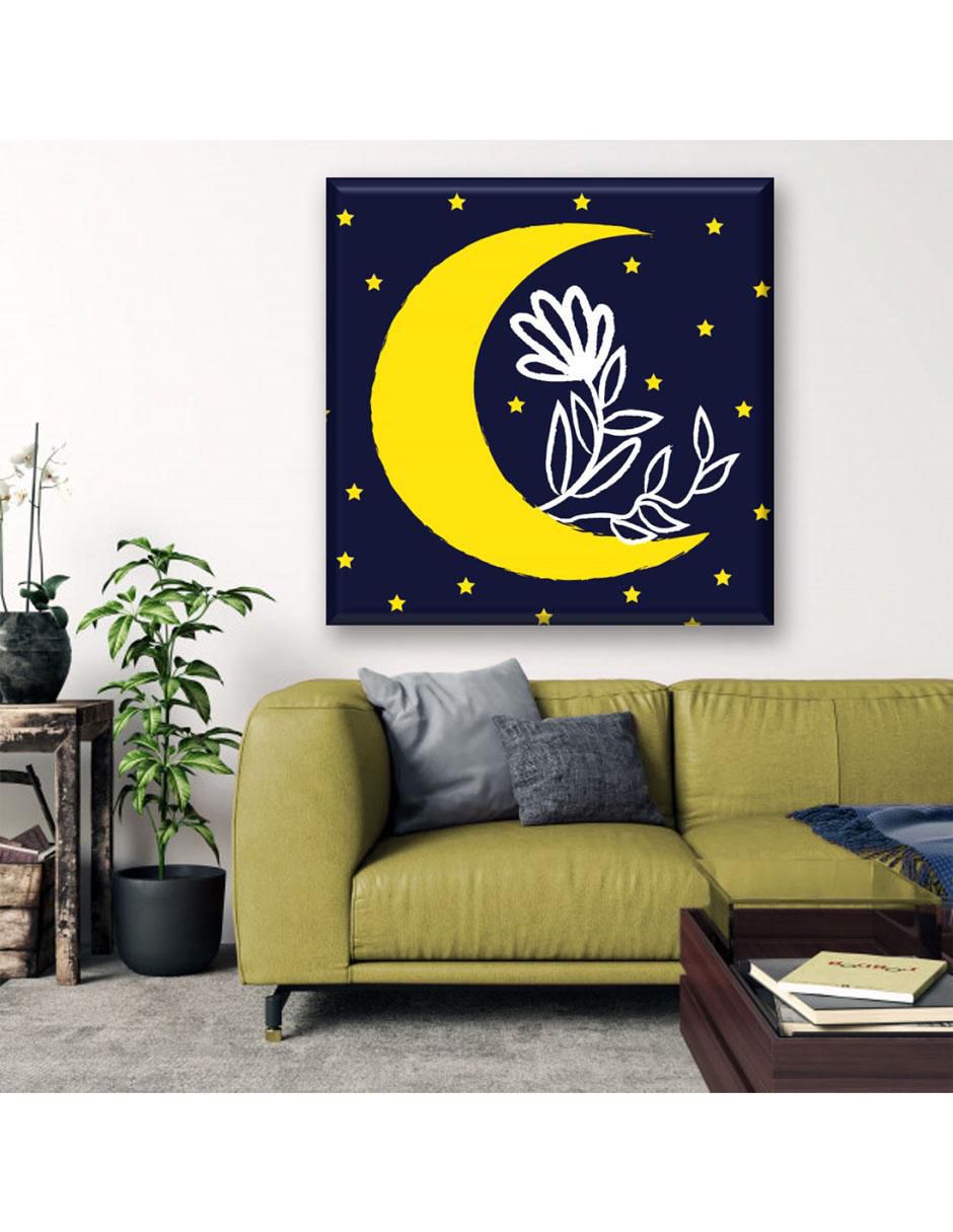 Cuadro decorativo Luna floreciendo 2
