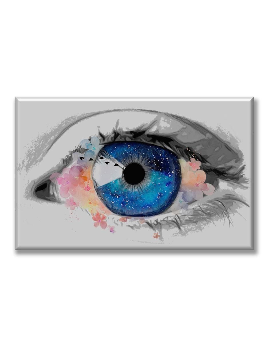 Cuadro decorativo Ojo acuarela