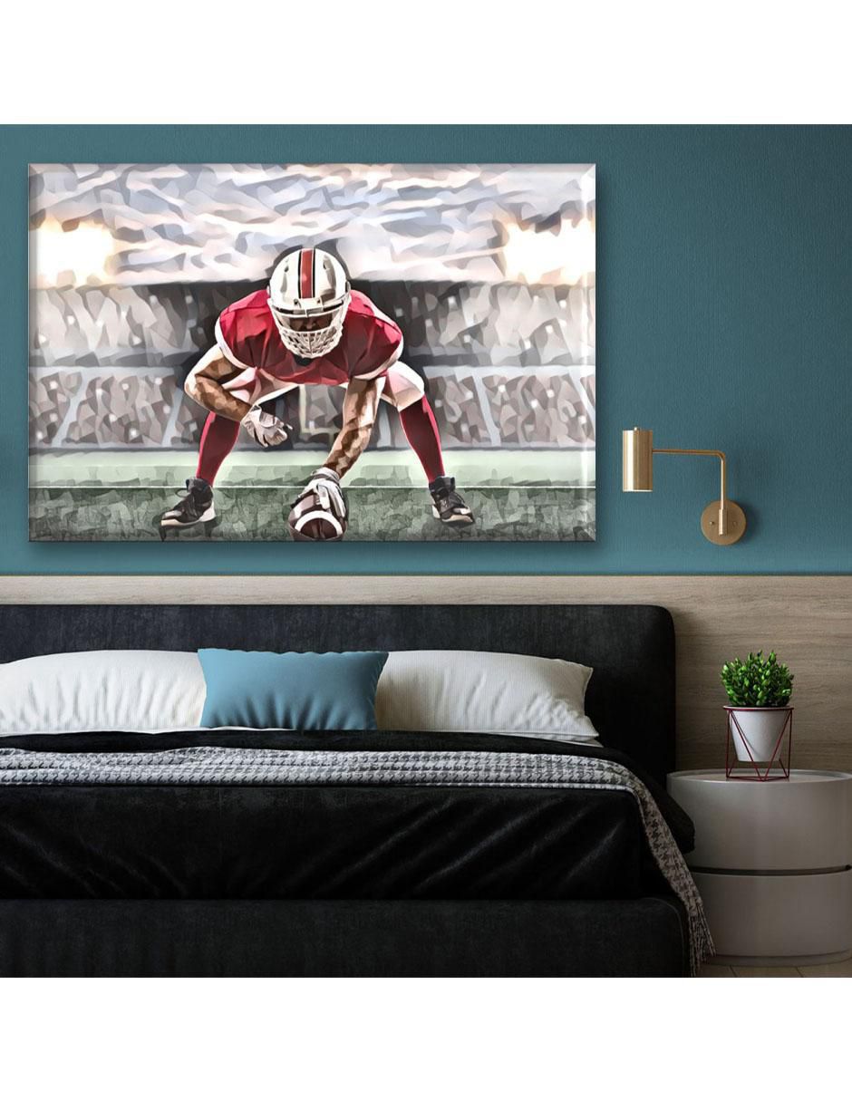 Cuadro decorativo Jugador de americano 3 2