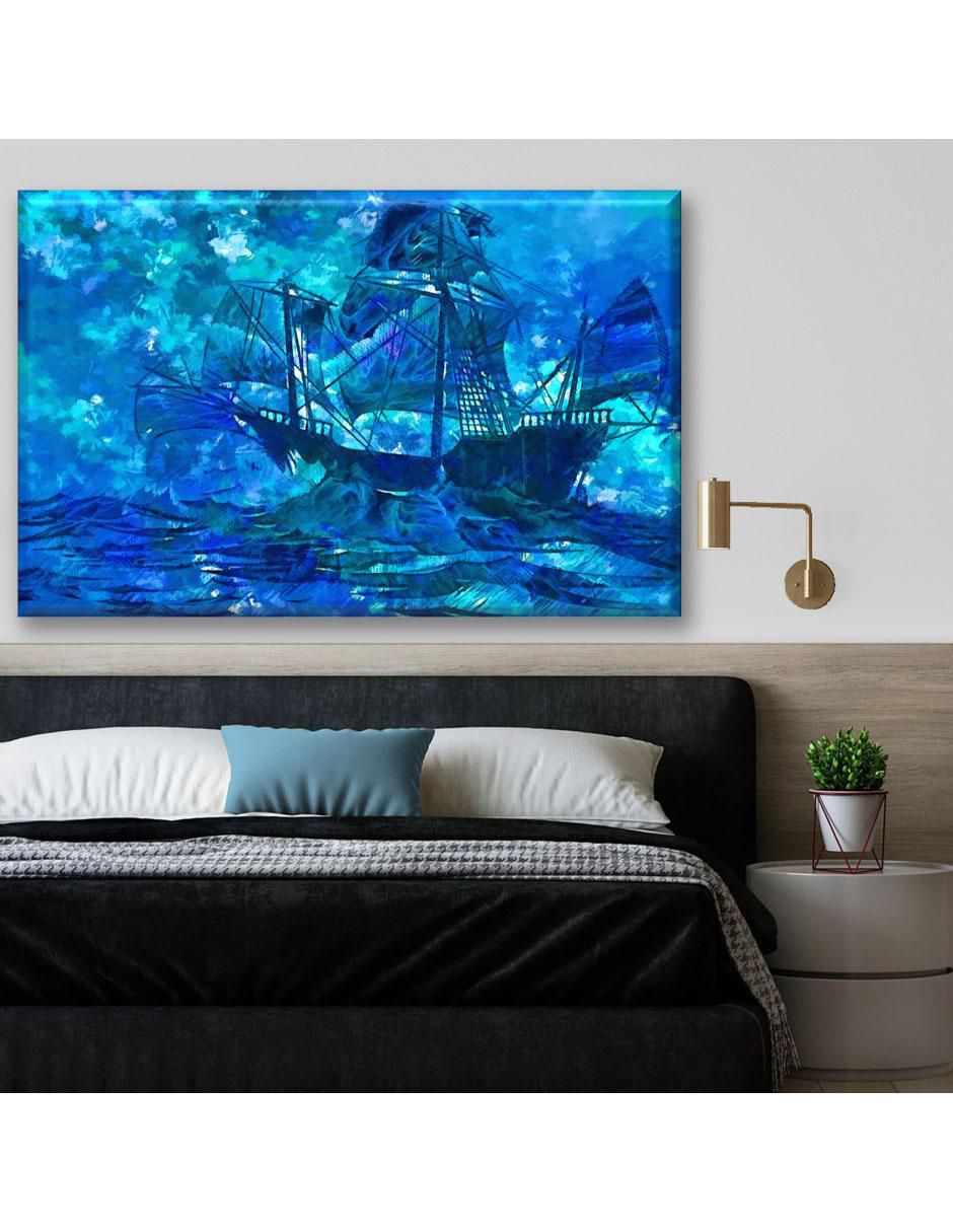 Cuadro decorativo Barco pintura 2