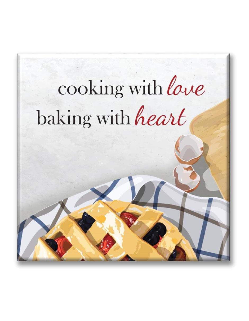 Cuadro decorativo Horneado con amor