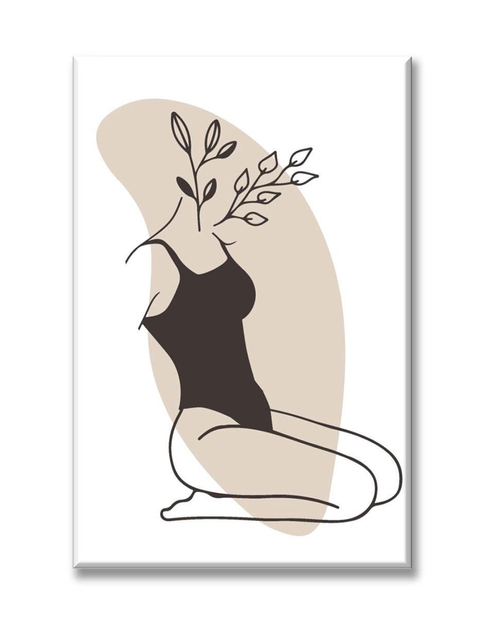 Cuadro decorativo Cuerpo de mujer planta Cuadro decorativo Cuerpo de mujer planta