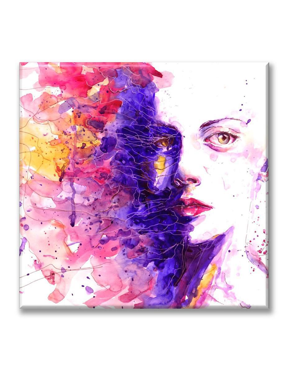 Cuadro decorativo Mujer acuarela Cuadro decorativo Mujer acuarela
