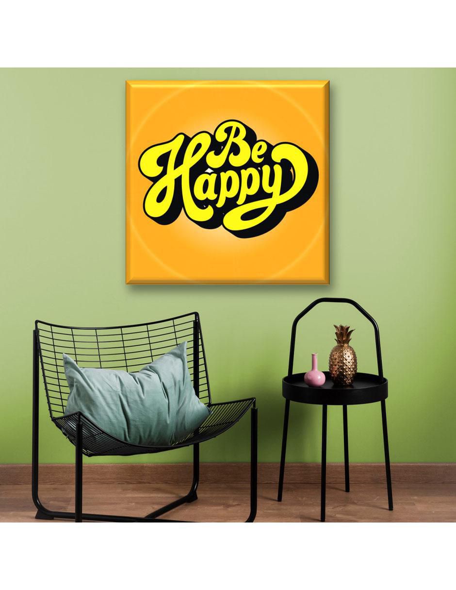 Cuadro decorativo Feliz lettering 2
