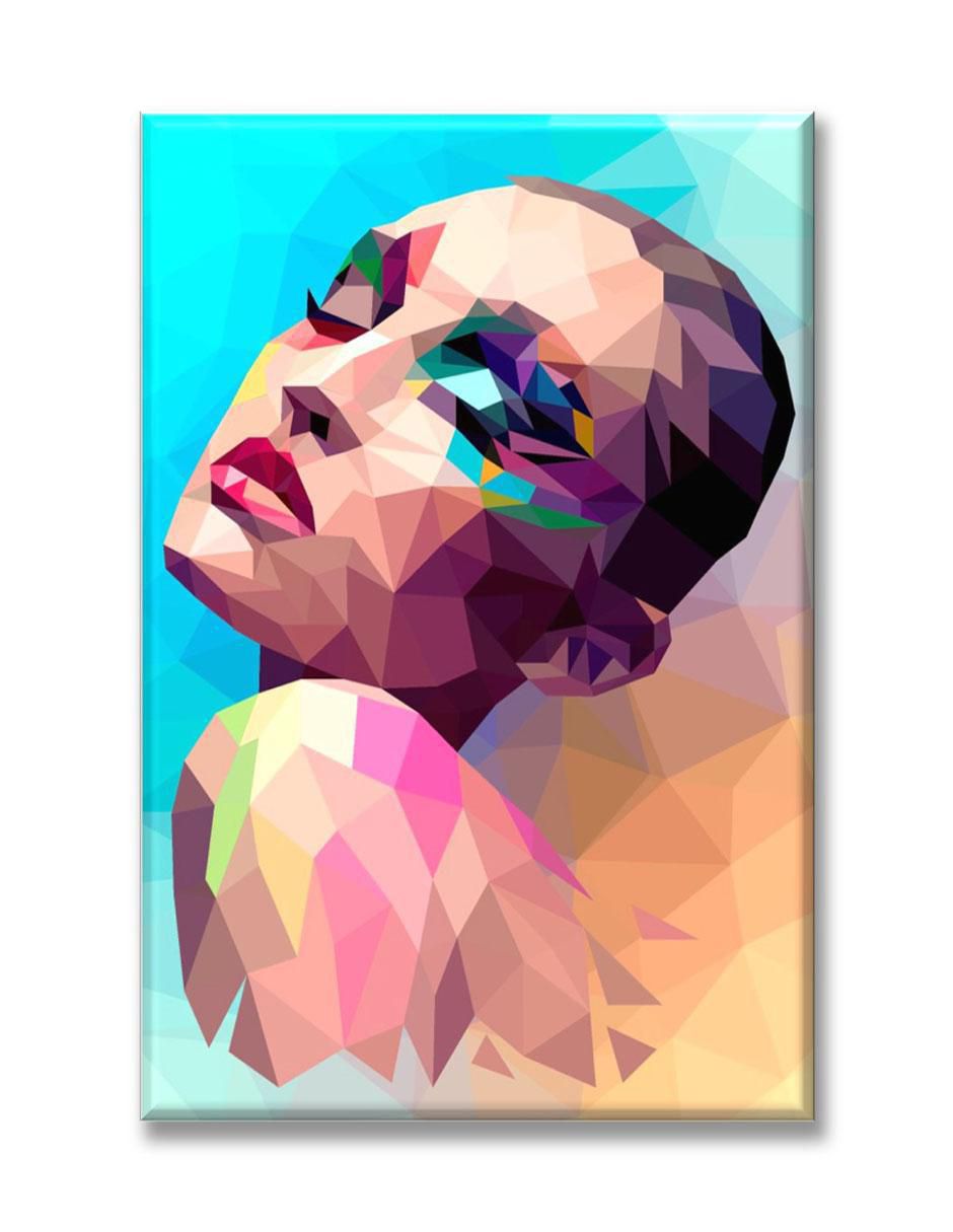 Cuadro decorativo Rostro geométrico Cuadro decorativo Rostro geométrico