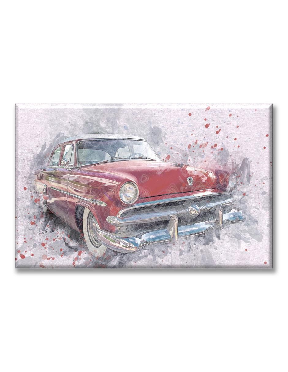 Cuadro decorativo Carro antiguo pintura Cuadro decorativo Carro antiguo pintura