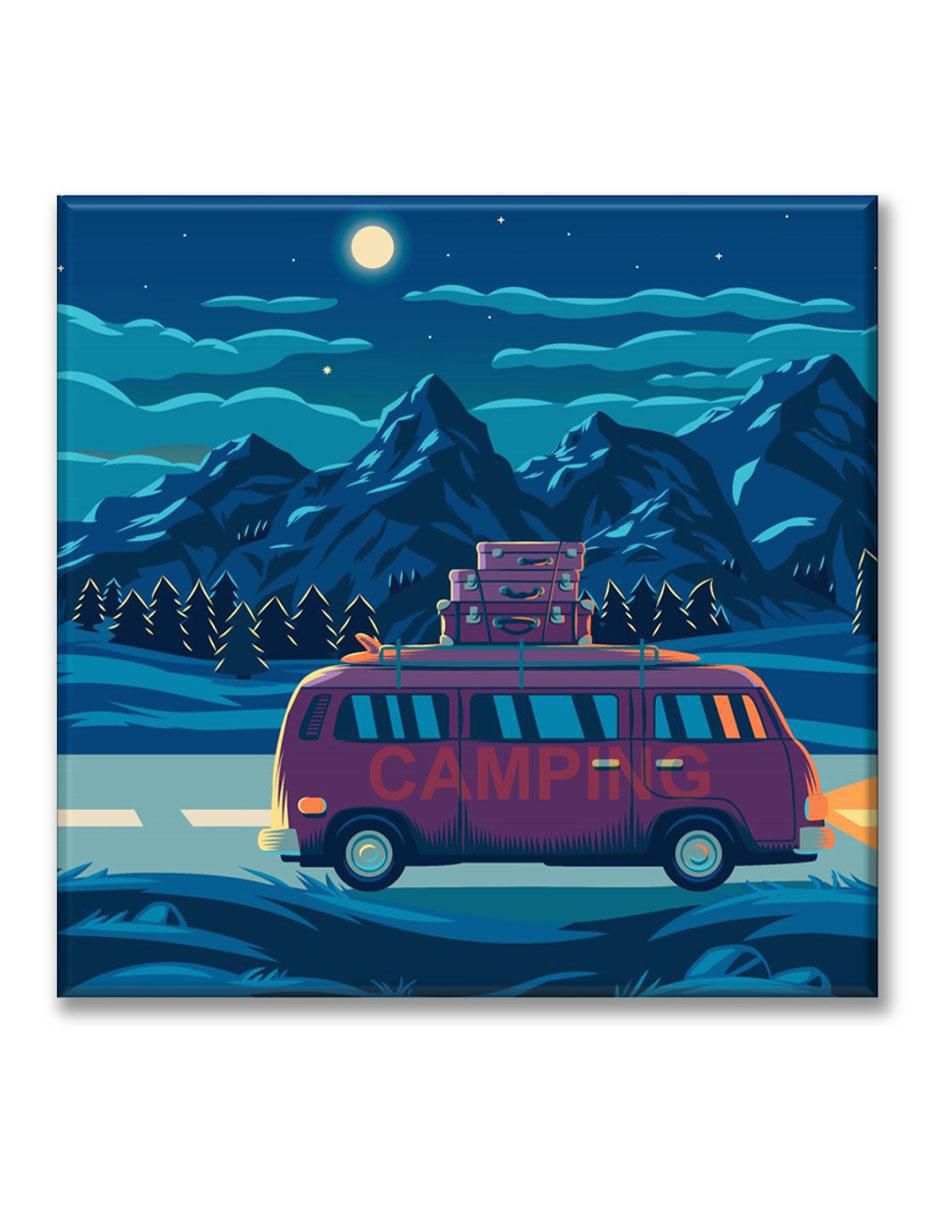 Cuadro decorativo Campamento nocturno
