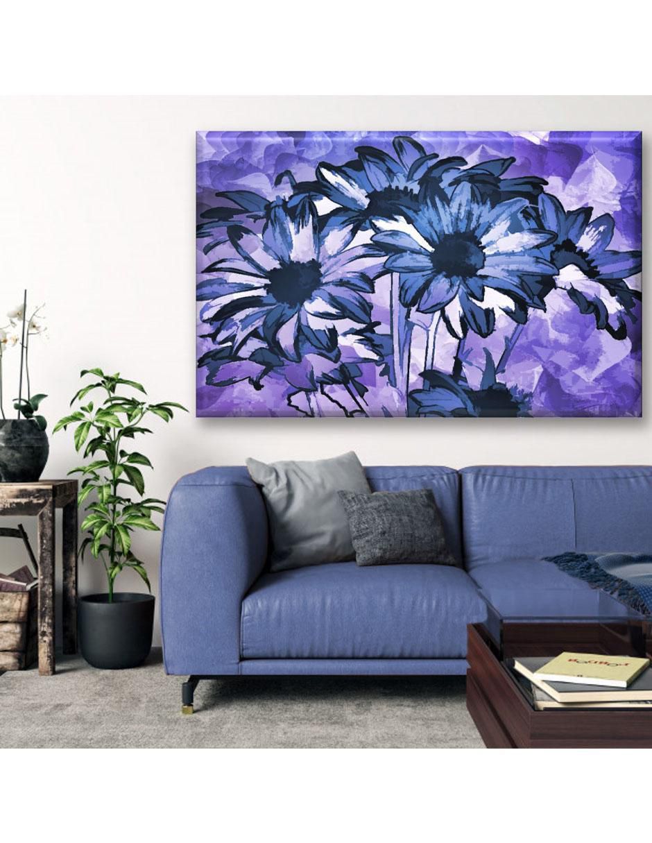 Cuadro decorativo Flores acrílico 3