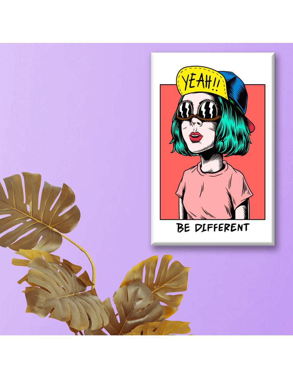 Cuadro decorativo Be different 2