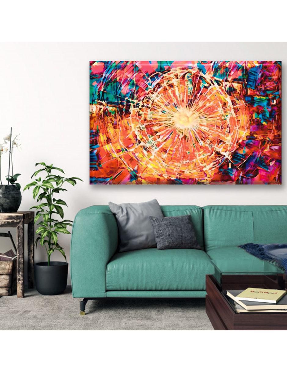 Cuadro decorativo Cristal acuarela 2