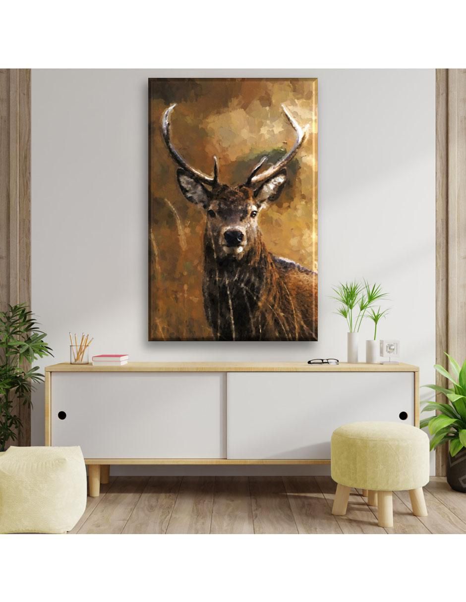 Cuadro decorativo Venado en óleo 2